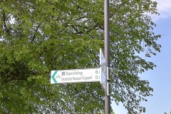 Radwegkreuzung am Alten Schloss