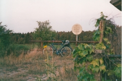 Bahnwärterhäuschen Mittenheim in den 1990er Jahren